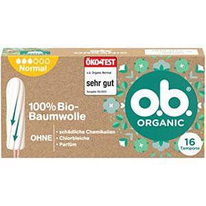 Bild für o.b. Organic Normal Bio Tampons für mittlere/stärkere Tage aus 100% Bio-Baumwolle