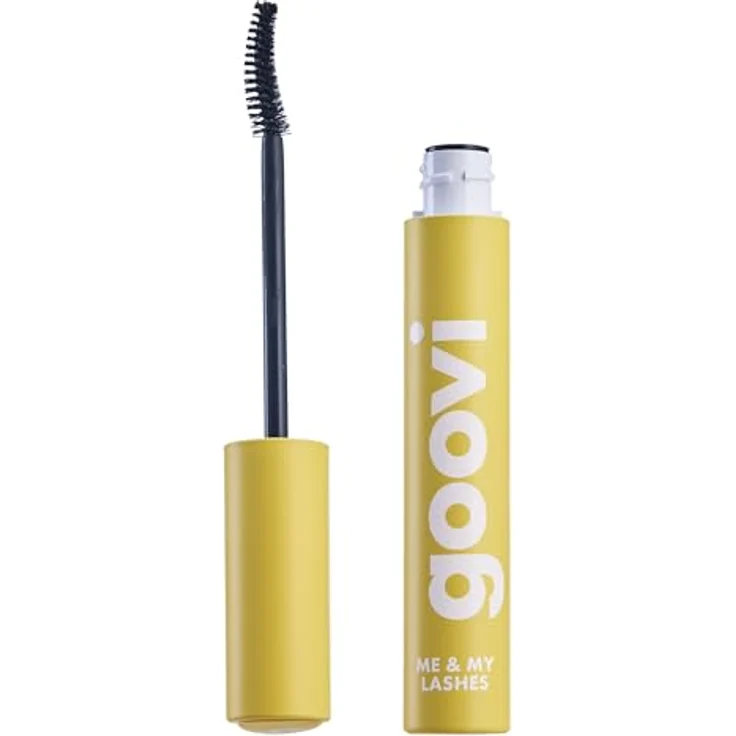 GOOVI Me & My Lashes Mascara, natürlich verlängernde Wimpern für perfekten Push-up-Look, schwarz, 12ml – Bild 2
