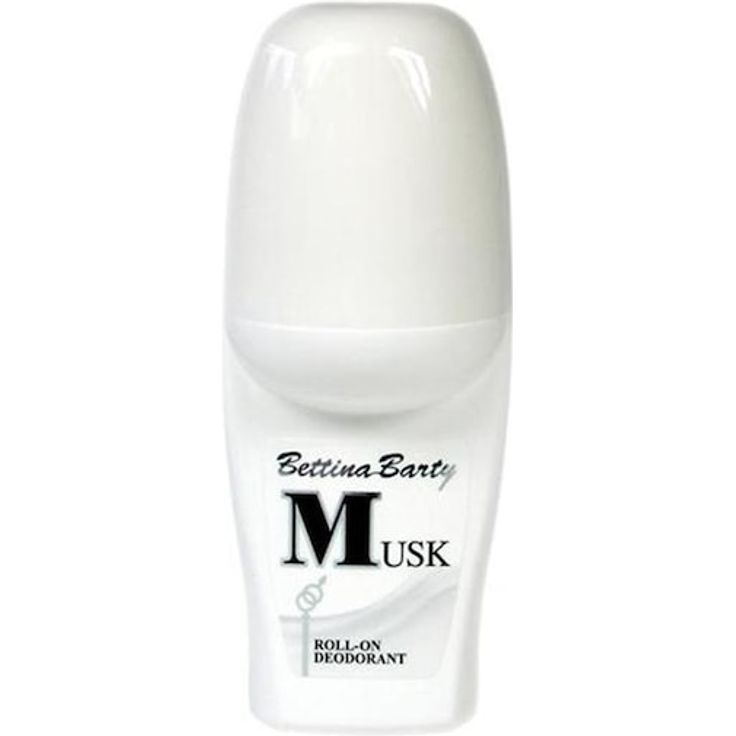 Bettina Barty Musk Deodorant Roll-On, 50 ml Damen Deo mit Pflegeformel und frischem Duft