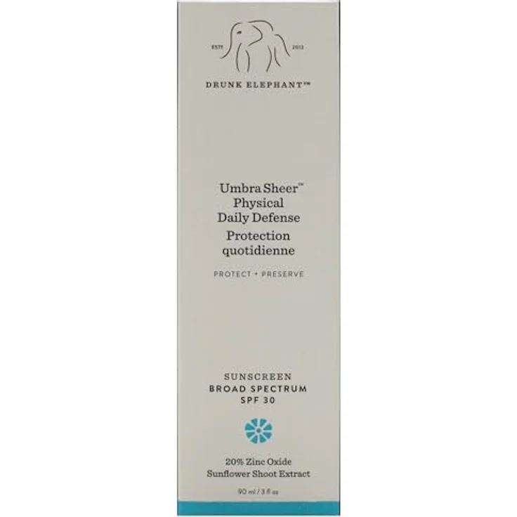 Drunk Elephant Umbra Sheer, mineralische Sonnencreme für das Gesicht, SPF 30, leichte rosa Tönung, 90 ml – Bild 5