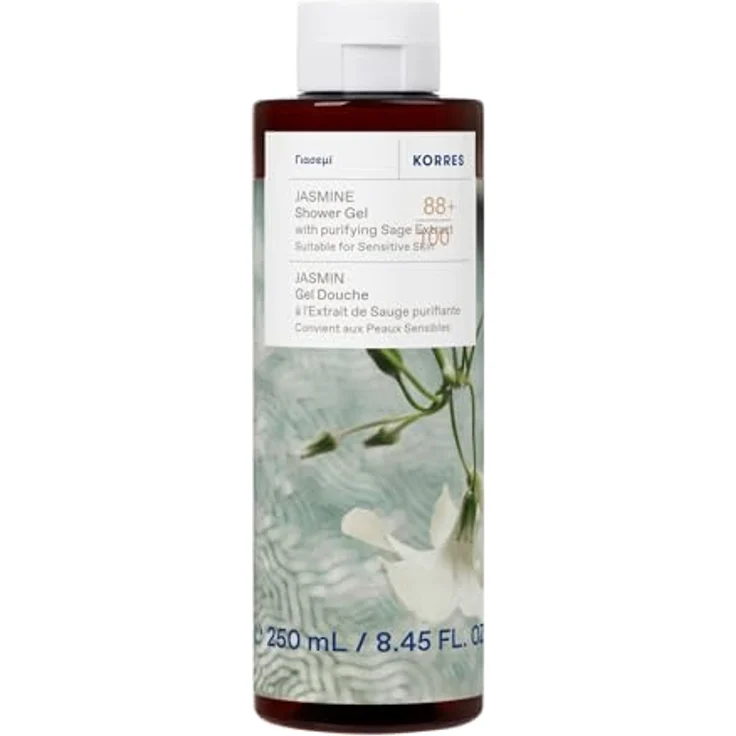 Korres Jasmine, reinigendes Duschgel 250 ml, feuchtigkeitsspendend für Damen – Bild 1