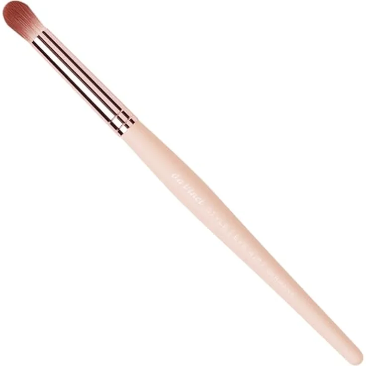 Da Vinci Blender und Concealerpinsel, lang rund, für Puder- und Cremelidschatten, nudefarben, 16,3 cm