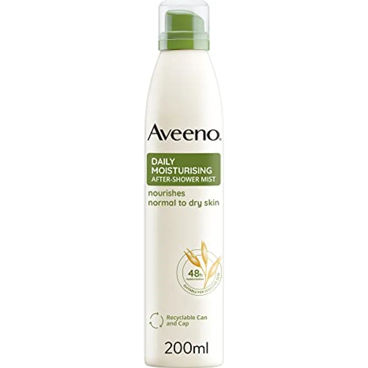 Johnson & Johnson Aveeno Daily After Shower Mist, leichte Bodylotion mit schneller Absorption, 200 ml – Bild 1