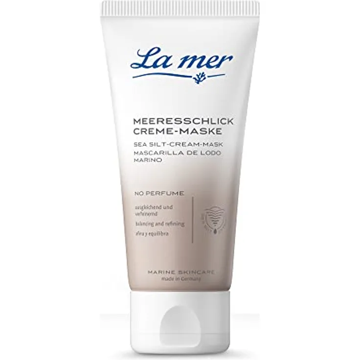 La mer Meeresschlick-Creme-Maske - Maske und Peeling in einem - Spendet nachhaltig Feuchtigkeit - Für eine reine Gesichtshaut und ein verfeinertes Hautbild - Remineralisierend und beruhigend - 50 ml