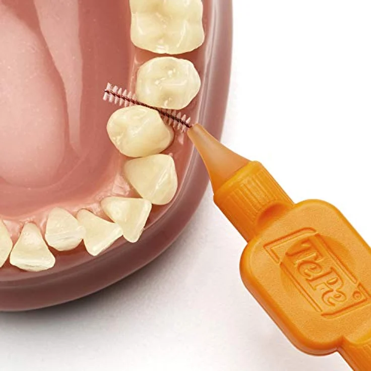TePe Interdentalbürsten Original orange 0,45 mm, 1 x 8 Stück, für rundum gesunde Zähne – Bild 9