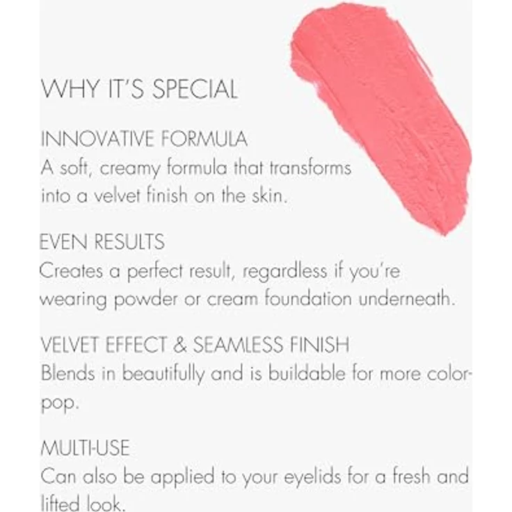 Sweed Teint Air Blush Cream, cremiger Rouge für rosige Wangen, vegan, 5 g – Bild 4