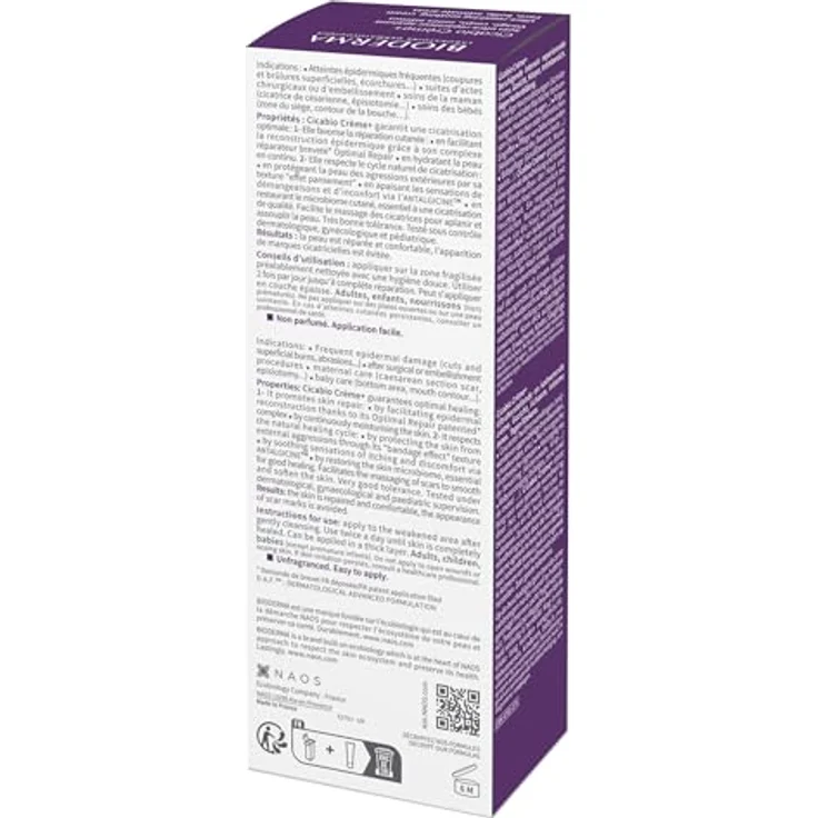 Bioderma Cicabio Ultra-Repairing Soothing Cream 40 ml, Gesichtscreme – Bild 3