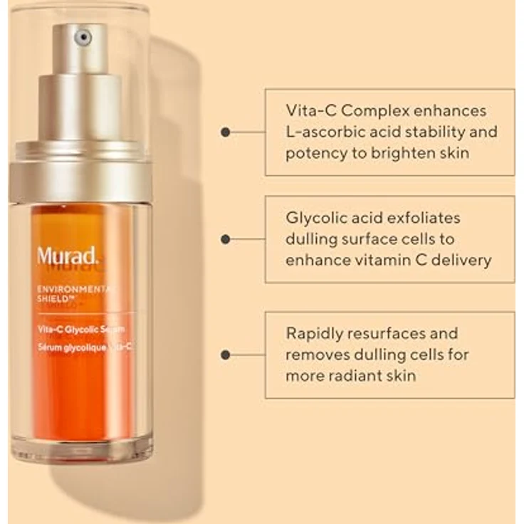 MURAD Serum & Treatments Vita-C Brightening Serum Anti-Aging Gesichtsserum 30 ml mit hautverjüngernder Wirkung – Bild 2