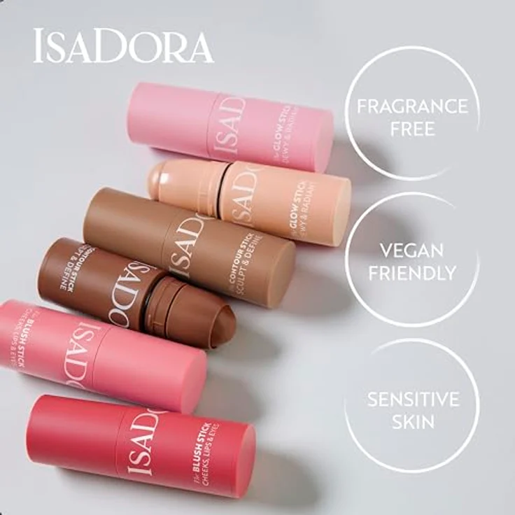 IsaDora Contour Stick Sculpt & Define, veganer Konturenstick in 32 Beige Neutral, 5,5 g mit cremiger Textur und Langzeiteffekt – Bild 6