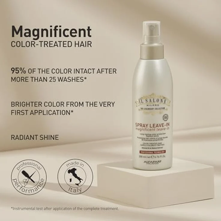 Alfaparf Milano Il Salone Milano Magnificent, Leave-in Conditioner für gefärbtes Haar, 200 ml - intensiv nährend und feuchtigkeitsspendend, schützt die Haarfarbe – Bild 8