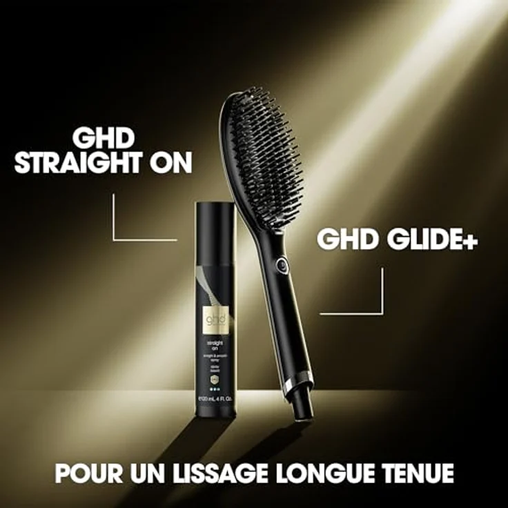 ghd glide+ Smoothing Hot Brush, Warmluftbürste in Schwarz mit optimierter Heiztechnologie und integriertem Ionisator für ultra geschmeidige Ergebnisse – Bild 7