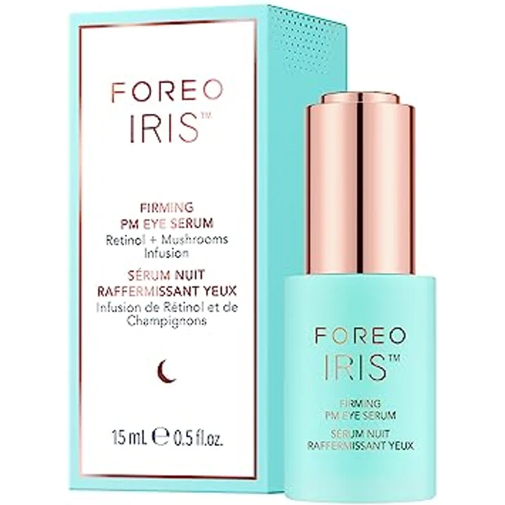 IRIS Straffendes Augenserum für Nachts - Retinol - Pilzextrakt - Vitamin E - Bakuchiol - Augenringe entfernen - Augenringe & Tränensäcke - O. Duftstoffe - Alle Hauttypen - 15 ml – Bild 2