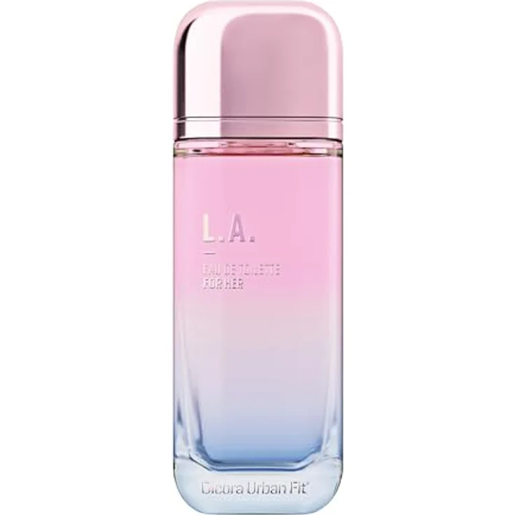 Dicora Urban Fit L.A. FOR HER, Eau de Toilette für Damen, fruchtiger und blumiger Duft mit Himbeere, Rose und Litschi, 150 ml – Bild 1