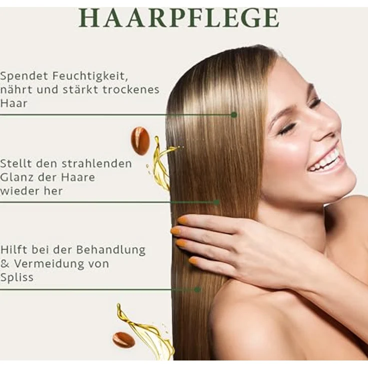 Satin Naturel Bio Arganöl Vegan Kaltgepresst - 100 ml  – Bild 5