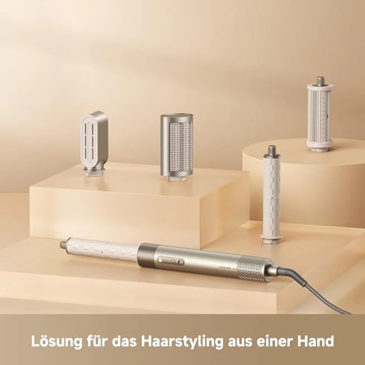 DREAME AirStyle Shine 5-in-1-Haarstyler und Hochgeschwindigkeits-Föhn, schnelltrocknend, mit Coanda-Effekt, Frizz-Kontrolle und Kaltluftfunktion – Bild 2