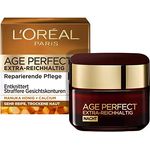 L'Oréal Paris Age Perfect Extra-Reichhaltig Anti Age Nachtpflege, 50ml - mit Manuka Honig und Calcium, zur intensiven Pflege und Milderung von Knitterfalten über Nacht