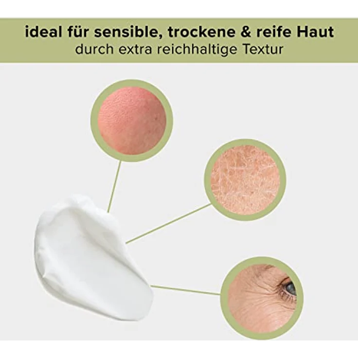 RAU Cosmetics Augencreme für sehr trockene Haut - Rich Honey Eye Cream 15 ml - Reichhaltige Anti Aging Augenpflege mit Shea Butter & Kakao Butter, Avocadoöl, Grüner Tee, Rosenwasser & Vitamin E – Bild 2