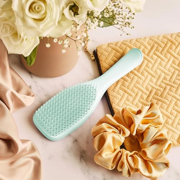 Tangle Teezer Ultimate Detangler Brush, Bürste für trockenes und nasses Haar, reduziert Haarbruch bei coloriertem, feinem und brüchigem Haar, Eisblau – Bild 5