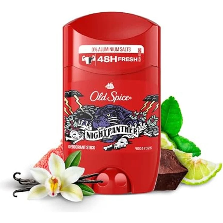 Old Spice Night Panther Antitranspirant-Stick 50 ml, maskuliner Duft für die Nacht – Bild 3
