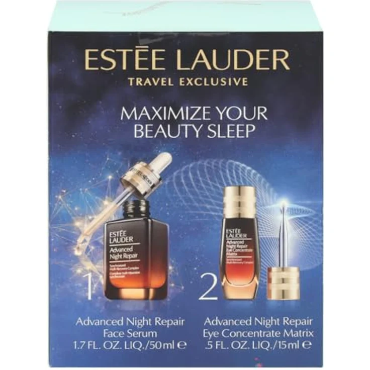 Estée Lauder Advanced Night Repair, Gesichtsserum mit 65 ml und Eye Concentrate Matrix zur Hautregeneration – Bild 6