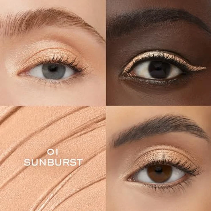 Lancôme Idôle Tint 01 Sunburst Lidschatten, flüssig, vielseitig verwendbar, 7 ml - Matt oder glänzend, bis zu 16 Stunden Brenndauer, beständig gegen Übertragungen, Falten und Flecken, kein Verblassen der Farbe – Bild 3