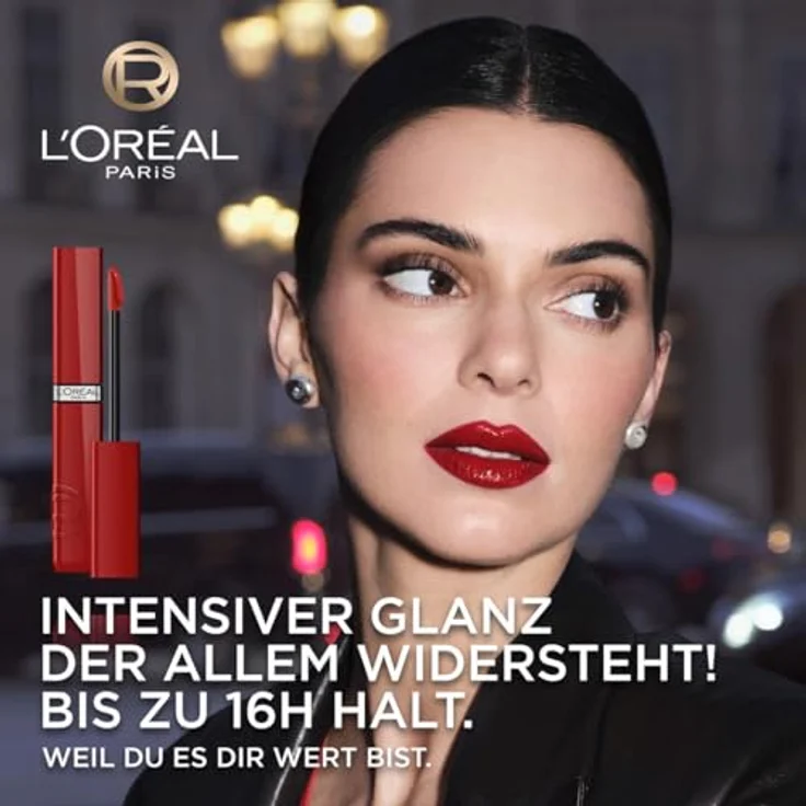 L’Oréal Paris Infaillible Laque Resistance Lippenstift 550 Noir Cherry, wischfester 2-in-1 Lippenstift mit langanhaltendem Glanz – bis zu 16H Halt, 4.3 ml – Bild 2