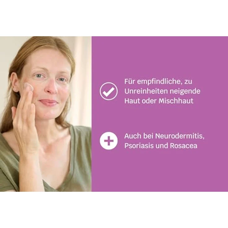 SIRIDERMA Feuchtigkeitscreme | Basische Gesichtspflege für empfindliche Haut | Auch bei Rosacea, Akne, Neurodermitis und Psoriasis (ohne Parfum, 50 ml) – Bild 4