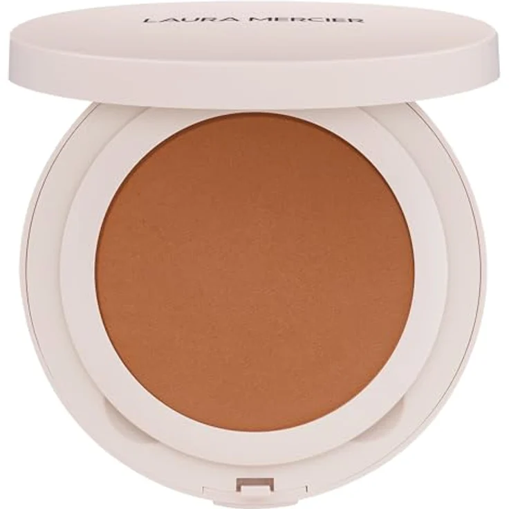 Laura Mercier Translucent Pressed Setting Powder, talkfreier Puder mit mattem Finish und wasserfestem Schutz, 6,5 g TRANSLUCENT MEDIUM DEEP – Bild 1
