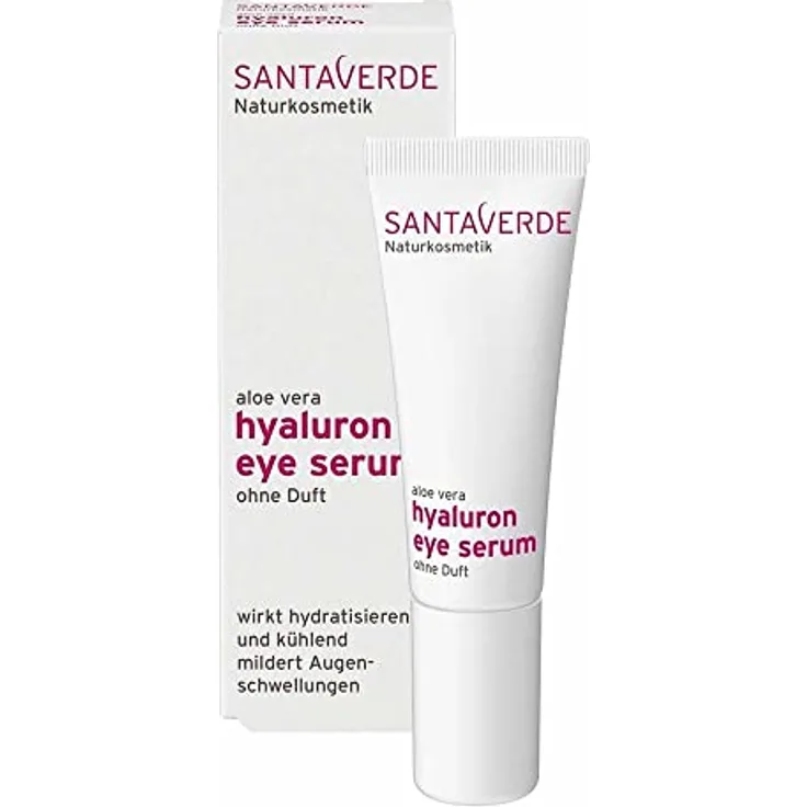 SANTAVERDE Aloe Vera, Hyaluron Augenserum, ohne Duft, 10ml