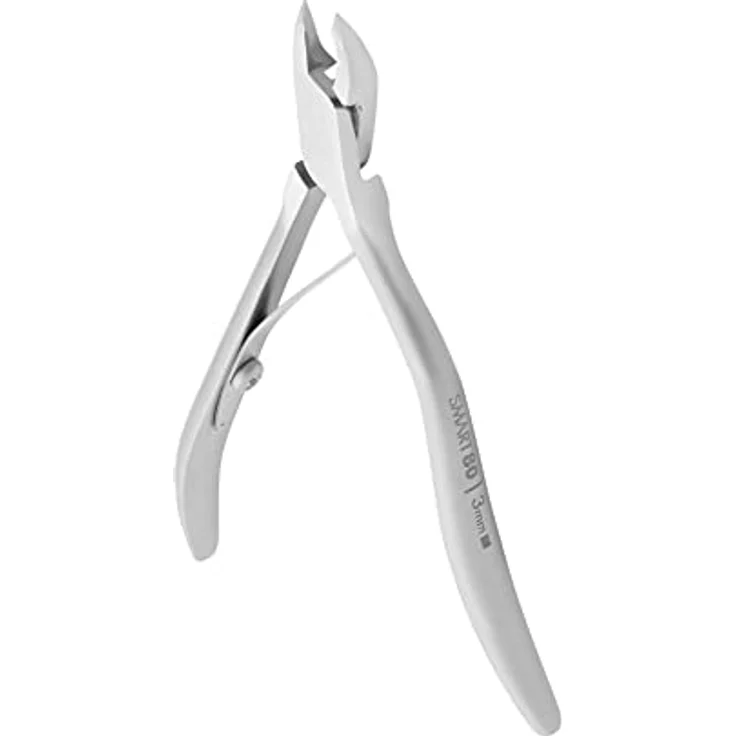 STALEKS PRO Nagelzange Smart 80, professionelle Nagelhautzange mit 3 mm Klingenlänge, elegante matte Oberfläche – Bild 1