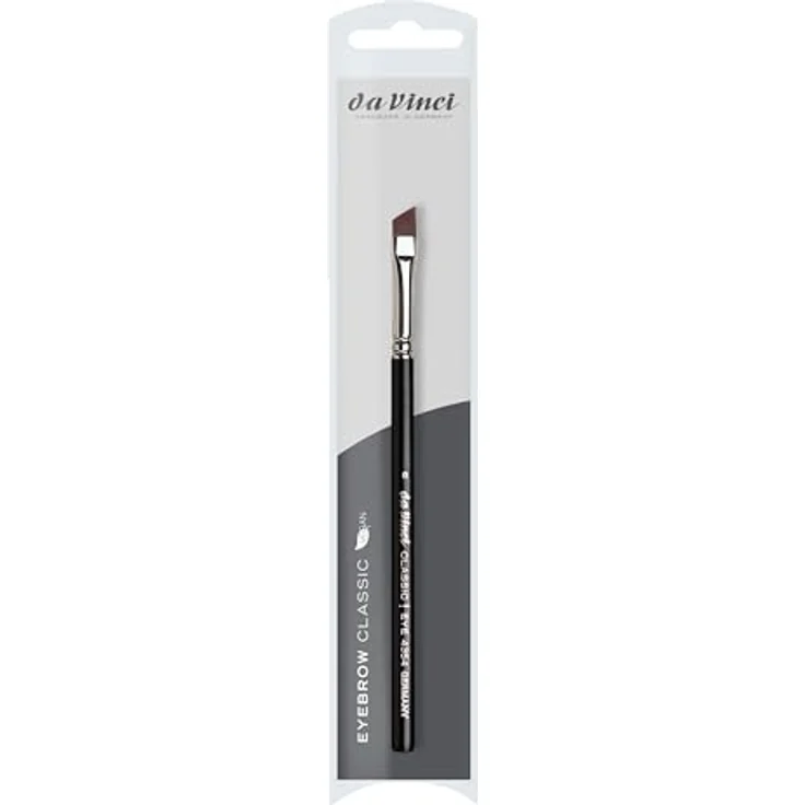 da Vinci Classic Abgeschrägter Wimpernpinsel Typ 4354 1 St., Lidschattenpinsel für Damen, synthetische Fasern, professionelle Anwendung, schwarz – Bild 4