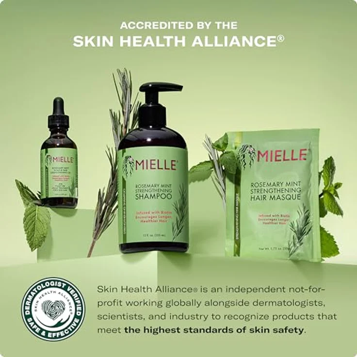 Mielle Organics Mielle Rosemary Mint Kopfhaut- und Haarstärkungsöl für gesundes Haarwachstum, 2 oz 59 ml – Bild 2