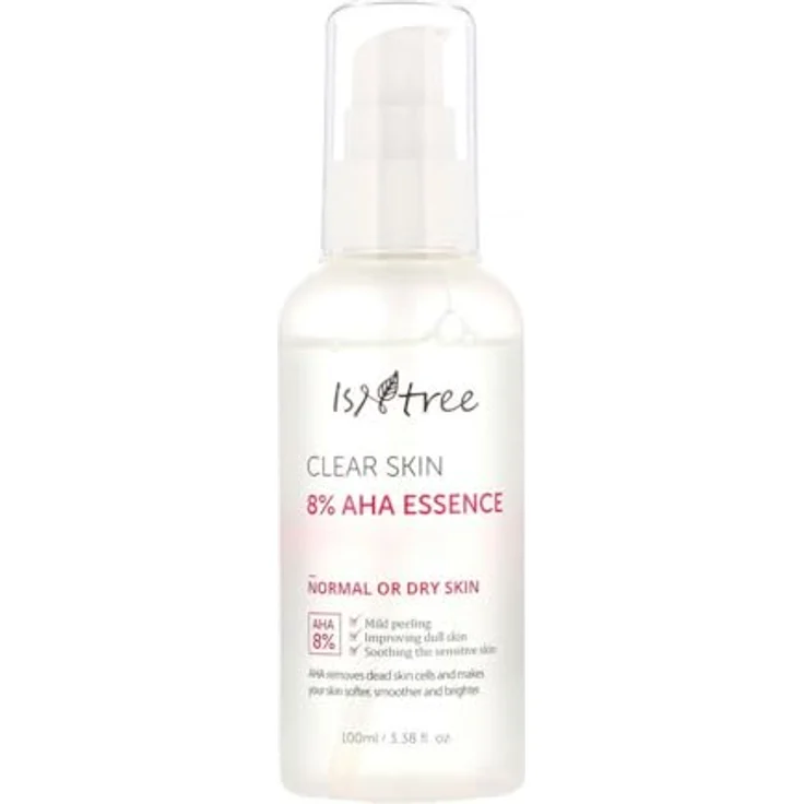 ISNTREE Chestnut AHA 8% Clear Essence, Gesichtswasser zur Hautklärung und -erfrischung, 100 ml – Bild 1