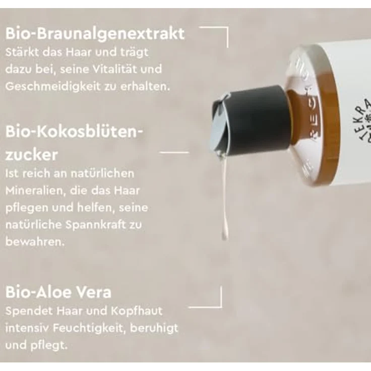 Urtekram Kokos Shampoo Bio Normales Haar 500 ml – Bild 5