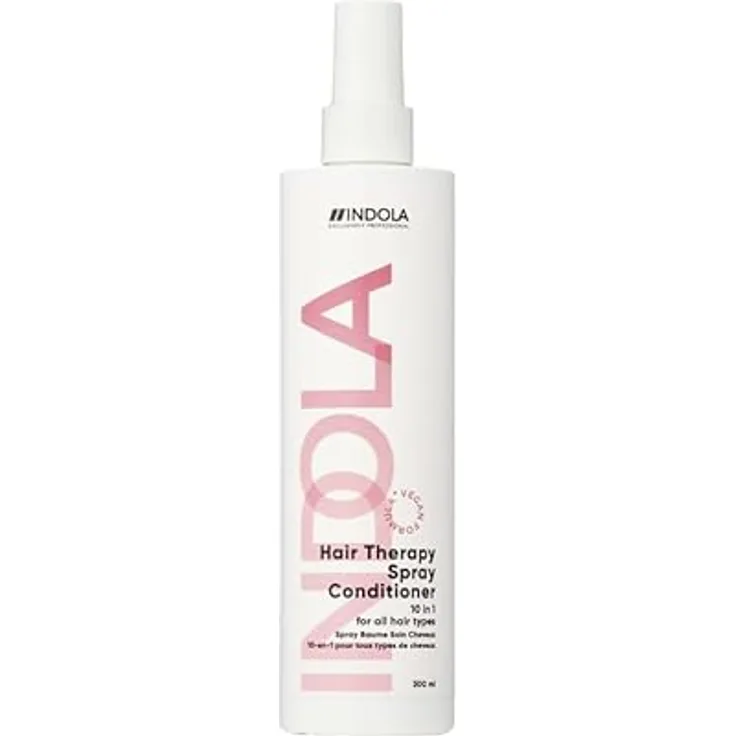 Indola Hair Therapy Spray Conditioner, ausspülfreier Conditioner im Spray, 300 ml, für alle Haartypen, vegan, nährt und regeneriert