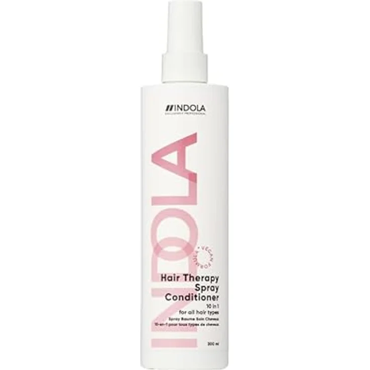 Indola Hair Therapy Spray Conditioner, ausspülfreier Conditioner im Spray, 300 ml, für alle Haartypen, vegan, nährt und regeneriert – Bild 1