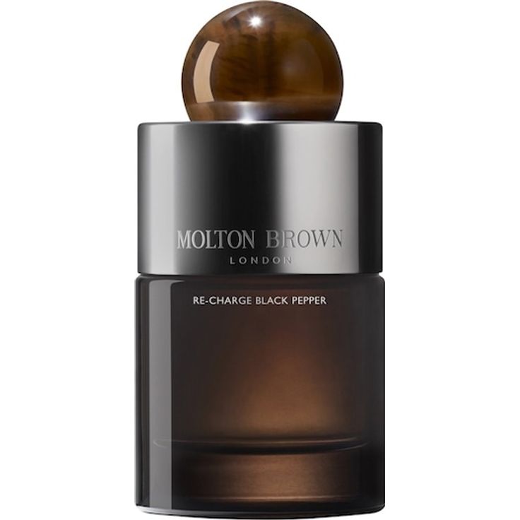 Molton Brown Re-Charge Black Pepper Eau de Parfum Spray, Herrenparfum Unisex, 100 ml, maskuline Duftnoten von Kardamom und Zedernholz