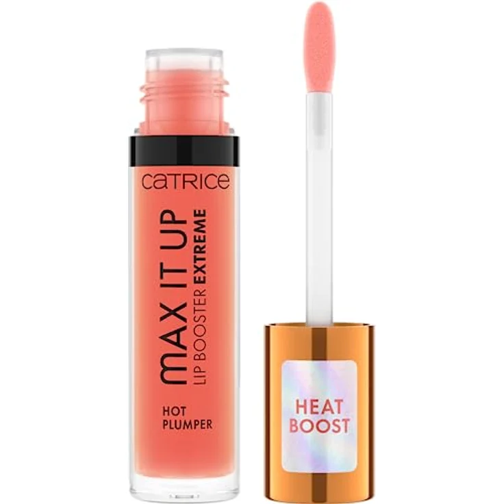 Catrice Max It Up Lip Booster Extreme, Nr. 020, Orange, pflegend, Extremes Volumen, vergrößernd, glänzend, vegan, 1er Pack (4ml) – Bild 2