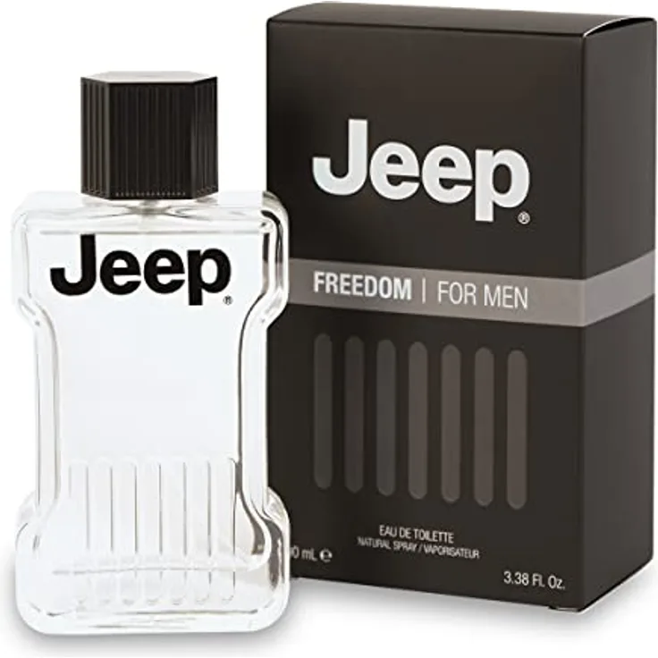 JEEP | Freedom Eau de Toilette, Herrenduft, Jeep mit einem aromatischen und holzigen Duft, hergestellt in Italien, 100 ml