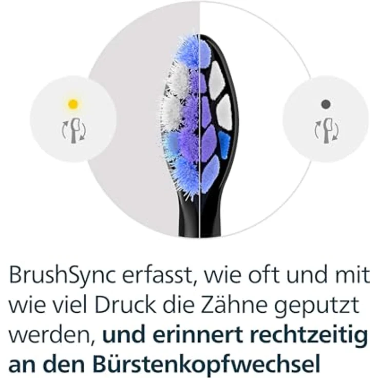Philips Sonicare Sensitive HX6054/88, Ersatzkopf für elektrische Zahnbürsten, 4 Stück, für empfindliche Zähne – Bild 9