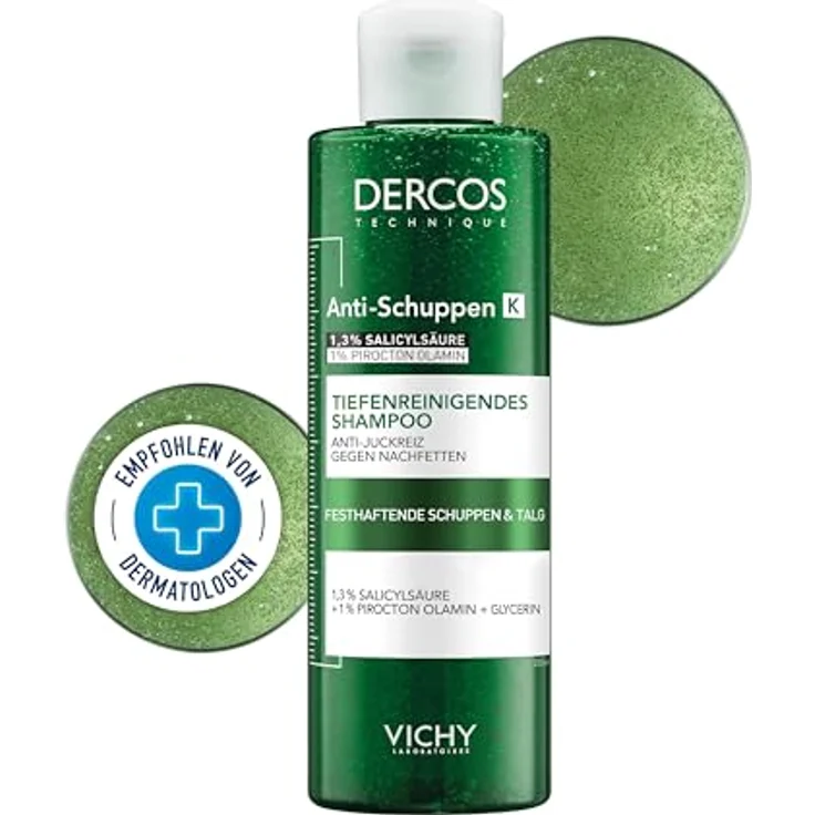 Vichy Dercos Anti-Dandruff Deep Purifying Peeling-Shampoo gegen Schuppen 250 ml – Bild 2