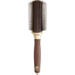 OLIVIA GARDEN Haarbürste EXPERT STYLE CONTROL Nylon Bristles Gold&Brown, perfekte antistatische Haarbürste für kurzes und mittellanges Haar