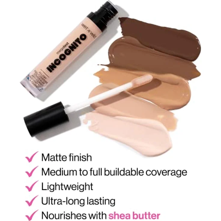 Wet n Wild MegaLast Incognito, cremiger Concealer mit hoher Deckkraft, Farbton Light Honey, 5,5 ml – Bild 8