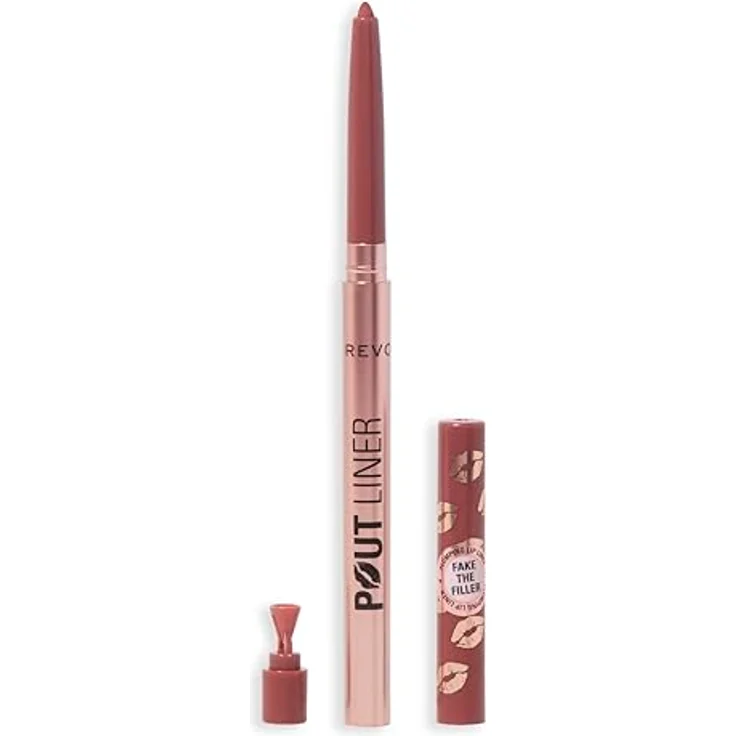 Revolution Pout Bomb Plumping Lip Liner Jelly Berry Mauve, aufpolsternder Lipliner mit Vitamin E, 0,2 g – Bild 1