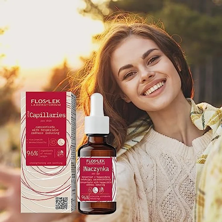 Flos-Lek Stop Naczynka, Konzentrat mit Hesperidin zur Reduzierung von Rötungen, 30 ml – Bild 6
