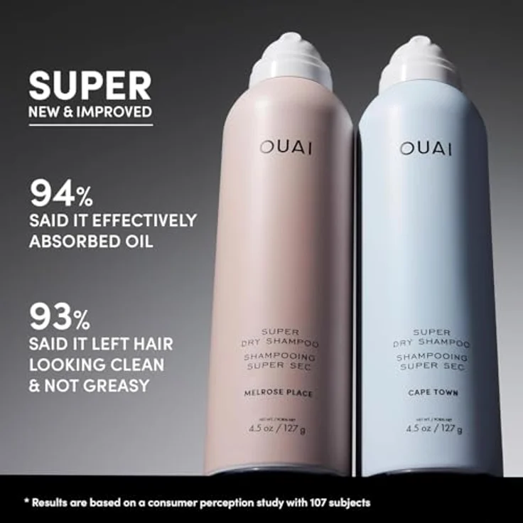 Ouai Super Dry Shampoo Cape Town, Trockenshampoo mit Reisstärke und Mikrostärke, 127 g – Bild 6