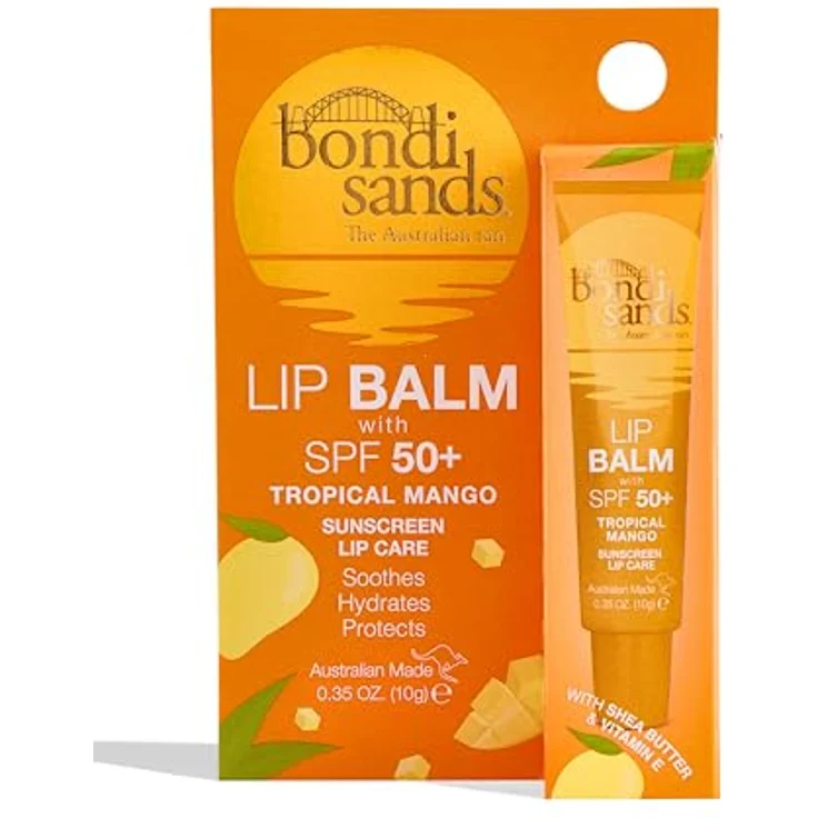 Bondi Sands SPF 50+ Lip Balm, schützendes Lippenbalsam mit tropischem Mango-Duft, 10 g, vegan – Bild 2