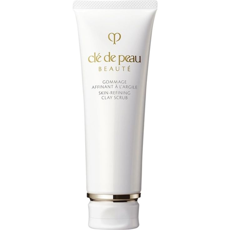 Clé de Peau Beauté Skin-Refining Clay Scrub, Gesichtspeeling mit natürlicher Tonerde und pflanzlichen Peeling-Partikeln, 90 ml