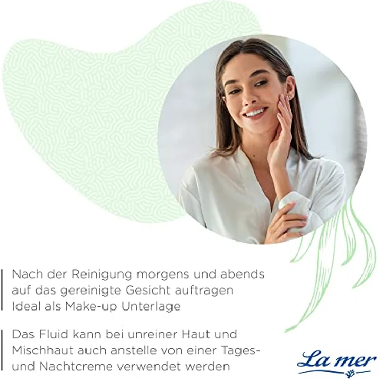 La mer MED+ Anti-Spot Regulierendes Fluid - Leichtes, regulierendes Gesichtspflege - Reduziert Pickel & Mitesser - Mildert Pickelmale - Talgregulierende - Porenverfeinernd und antibakteriell - 50 ml – Bild 4