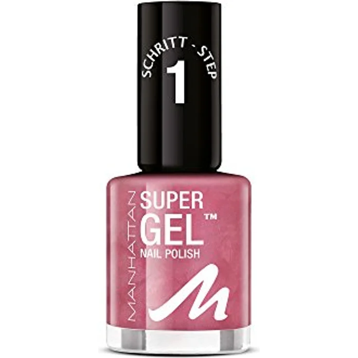 Manhattan Super Gel Nagellack – Gel Maniküre Effekt ganz ohne UV Licht – Roséfarbener Nail Polish mit bis zu 14 Tagen Halt – Farbe Pretty Rose 285 – 1 x 12ml – Bild 2